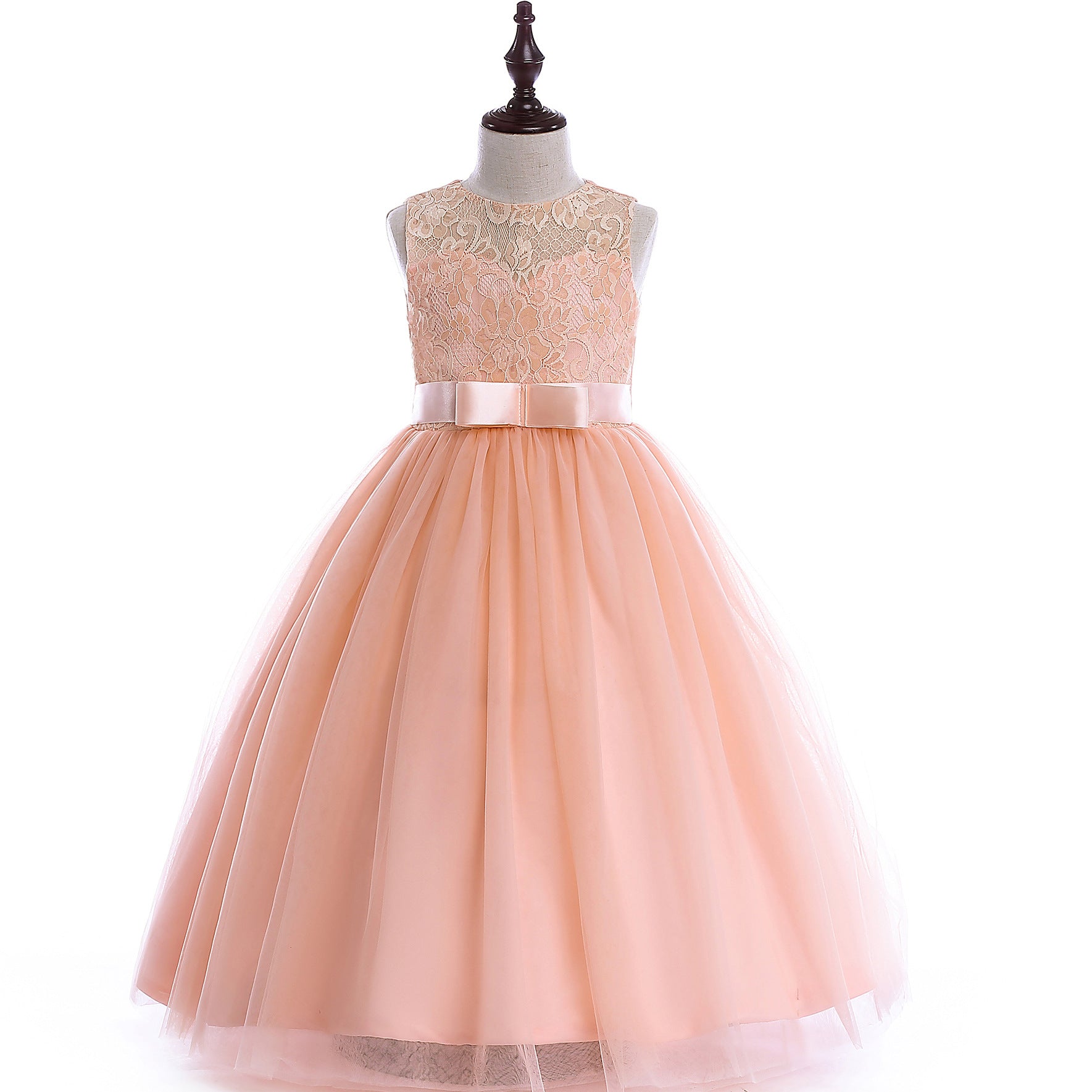 Princess Dress for Little Girls – 100% Cotton Evening Party Dress