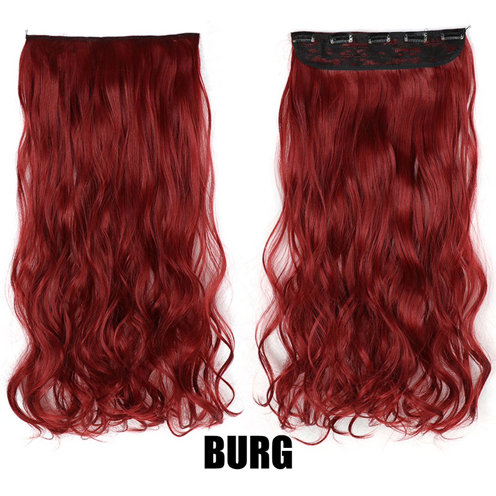 56cm Big Wavy Long Curly Hair Extensions for Women – Lightweight Natural-Look Synthetic Hair