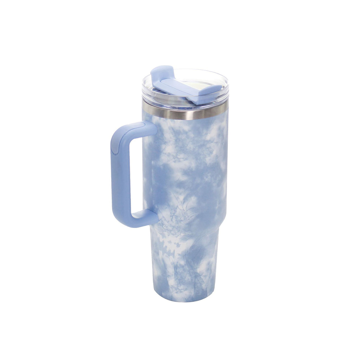 40oz Stainless Steel Travel Mug with Straw & Handle – Insulated 1200ML Tumbler