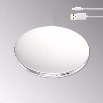 LED Rechargeable Makeup Mirror with Portable Folding Design