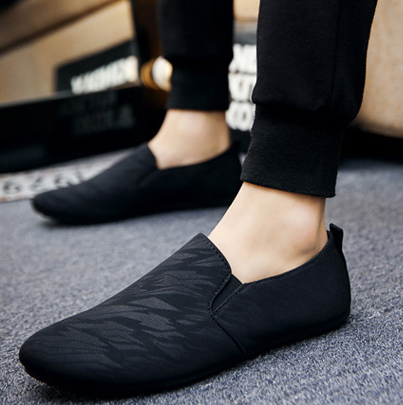 Men’s Patterned Slip-On Loafers – Stylish Casual Dress Shoes