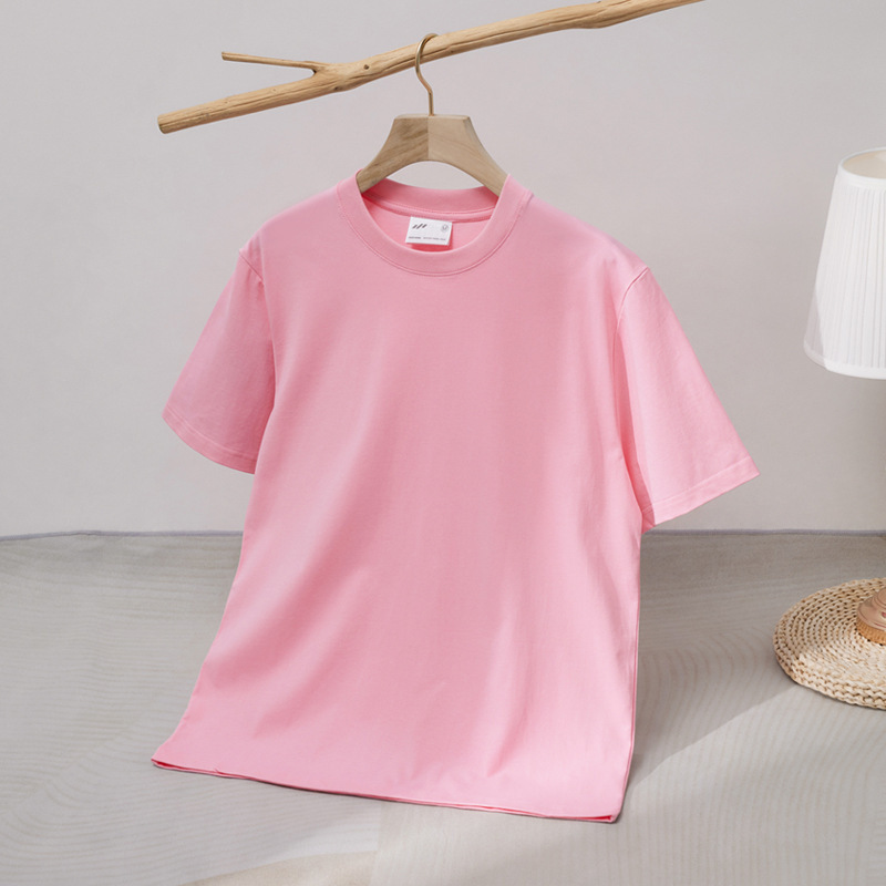 Heavyweight Unisex 240g Double Yarn Cotton T-Shirt – Loose Fit Premium Tee